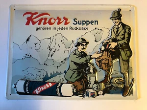 Blechschild | Knorr Suppen | 39x29cm | Deko - Werbeschild - Küche - Picture 1 of 1