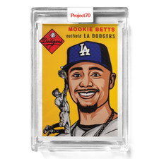 Topps Project70® Card 639 - Mookie Betts by Blake Jamieson Project 70 Dodgers