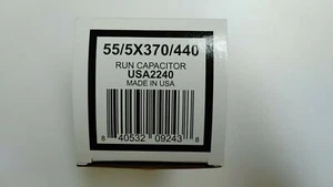 Condensador de funcionamiento redondo AmRad 55/5 MFD 370/440 VAC EE. UU.2240 - Imagen 1 de 4