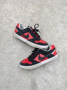 Nike Mens SB Delta Force Vulc 942237-006 Red Black Casual Shoes Sneakers Size 9 - Picture 1 of 13