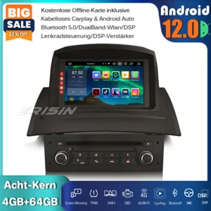 8-Kern Android 12 Autoradio GPS DAB+ Navi Wifi DVD CarPlay Für Renault Megane II - Bild 1 von 21