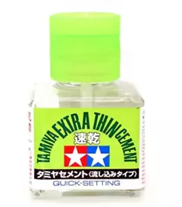 Tamiya Colla Extra Thin Cement Quick Setting 40ml 87182 - Foto 1 di 6