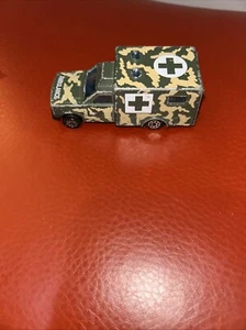 1998 - 1999 Majorette #255 Ford Ranger Ambulance Olive Green 1:60 Loose - Picture 1 of 6