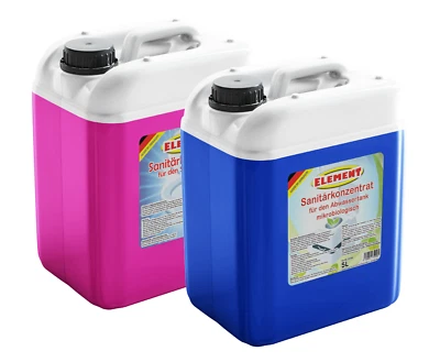 Sanitärflüssigkeit Set 2x5Liter Sanitärkonzentrat Campingtoilette Chemietoilette - Bild 1 von 4