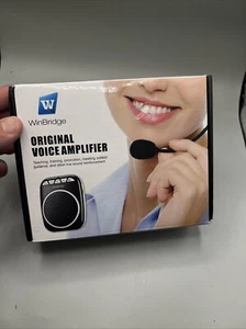 WinBridge Original 5W Voice Amplifier Headset Black Model WB001 5W 1050mAh 90Hz - Picture 1 of 11