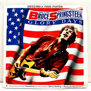 Bruce Springsteen 1Glory Days 985 Vinyl CBS Records 1st Press UK Import 12" 45 - Picture 1 of 5