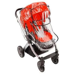Universal Baby Pushchair Stroller Raincover Clear Rain Cover Pram Buggy w Window - Picture 1 of 2