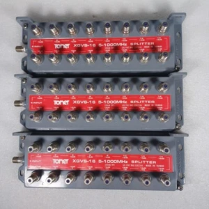 Lot Of 3 Toner XGVS-16 5-1000MHz Digital Cable Splitter - Picture 1 of 3