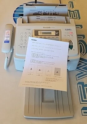 COMO ESTÁ *Leer Panasonic KX-FL511 láser fax copiadora impresora de papel normal + cable de alimentación Foto 1 de 4