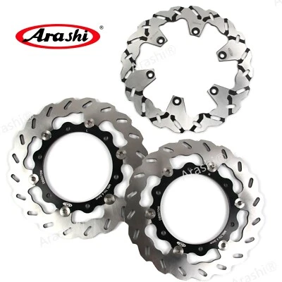 Front Rear Brake Disc Rotor For YAMAHA XP T-MAX 500 TMAX500 2008 2009 2010 2011 - Image 1 of 4