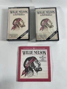 Willie Nelson His Greatest Hits And Finest Performances 1 & 2 Cassette Tape Exc - Picture 1 of 6