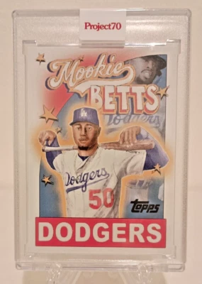 Mookie Betts Topps Project 70 #672 by Ma®ket Dodgers - Image 1 of 4