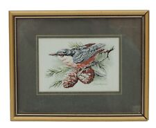 Cash's of Coventry Silk Woven Pictures - Nuthatch