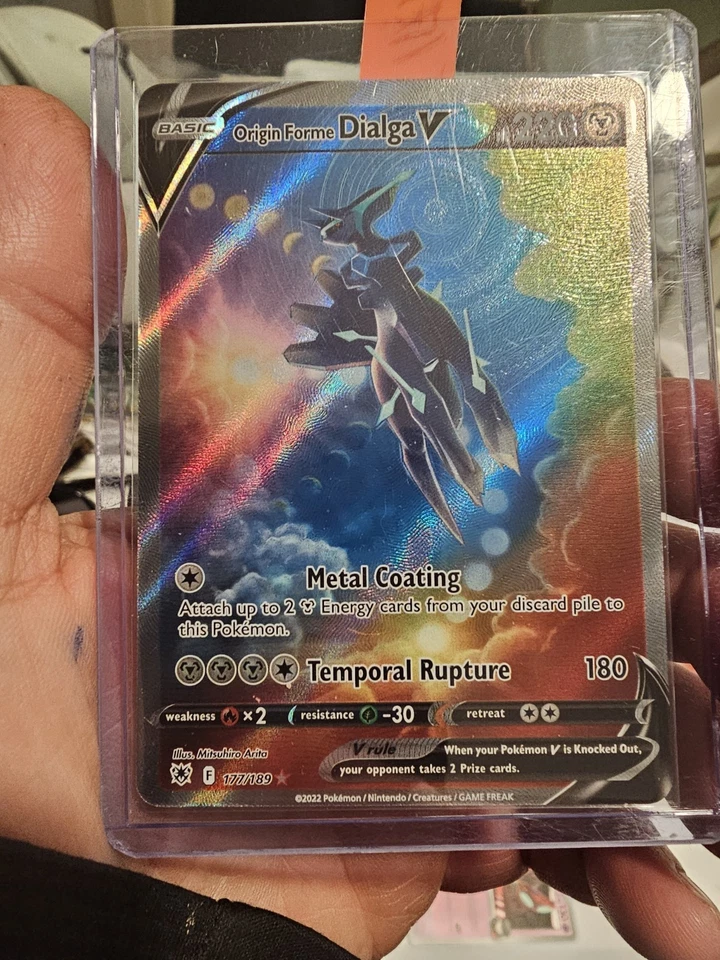 Origin Forme Dialga V (Alternate Full Art) 177/189 Swsh10: Astral Radiance Holo - Image 1 of 3