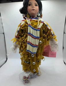 Paradise Galleries Porzellan Indianer Indianer Puppe 13 Zoll - Bild 1 von 4