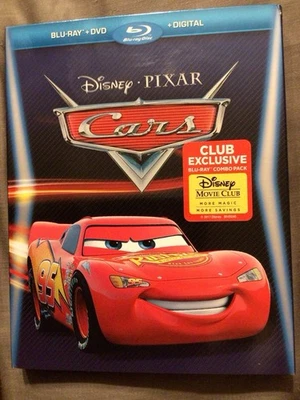 Disney Pixar Cars [Blu ray + DVD] w/Slip No Digital — 第 1/3 张图片