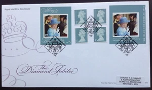 GB QEII 2012 6x1st Diamond Jubilee Booklet on First Day Cover, Windsor S/H/S - Picture 1 of 2