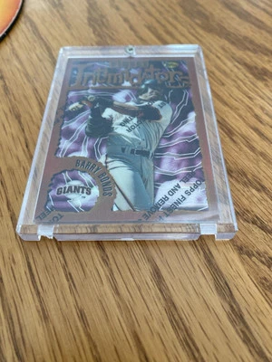 Barry Bonds Topps Finest Intimidators Refractor - Image 1 of 2
