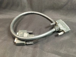 DB25 Male To DB25 Male Two Foot Cable - 300 Volt - Black - Picture 1 of 6