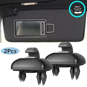 2X Sun Visor Clip For Audi A1 A3 A4 A5 Q5 A7 B6 B7 B8 S4 S5 Q3 Black- 8U0857562 - Foto 1 di 14