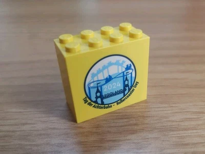 Legoland Deutschland Sammelstein 2024 Tag der Achterbahn Lego Sonderstein - Bild 1 von 2