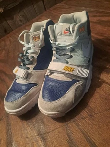 Größe 8,5 - Nike Air Trainer 1 Mid Split - Light Silver Deep Royal (einmal getragen!!) - Bild 1 von 10