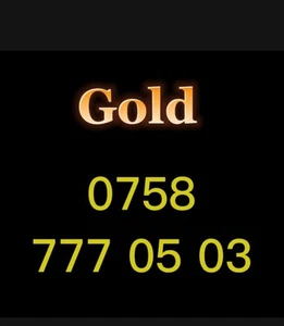 VIP Gold Mobile Number Easy Memorable SIM Platinum Diamond Business Vodafone - Photo 1 sur 1