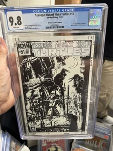 Teenage Mutant Ninja Turtles #51 CGC 9.8 IDW VARIANTE RI - Imagen 1 de 2
