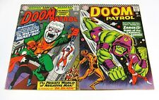 Doom Patrol #107 VF- & #111 VF Silver Age 1st Prints GLOSSY DC COMICS 1966 1967