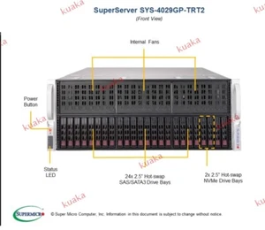 UltraMicro 4029GP-TRT2 Dual CPU 10 Card GPU Computing Server Workstation System - Picture 1 of 1