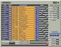 Roland Virtual Sound Canvas 3 -Virtual MIDI Synth Player AND  MIDI Editor. 