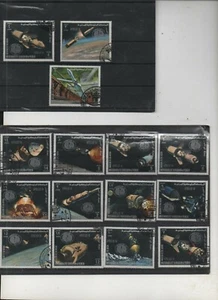  Mi. - Nr. 726 -740  Apollo 14 Erforschung des Mondes - Picture 1 of 1