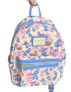 NWT Disney Parks Loungefly Lilo STITCH & ANGEL Scrump Mini Backpack EXACT BAG - Picture 1 of 2