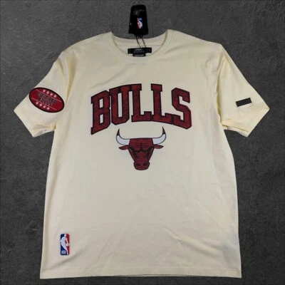 Chicago Bulls Pro Standard Hibbett Exclusive Cream T-Shirt Men's Large - Image 1 of 2
