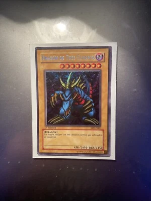 TRI-HORNED DRAGON 1ST SPANISH SECRET RARE LDD-S000 Dragón De Tres Cuernos LP - Image 1 of 2