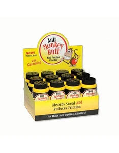 Lot of 12 Anti-Monkey Butt Anti-Friction Powder Bottle 1.5 oz Travel size - Picture 1 of 2