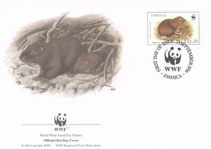Hutia WWF Jamaica FDC #2 1996 (141546) - Picture 1 of 1