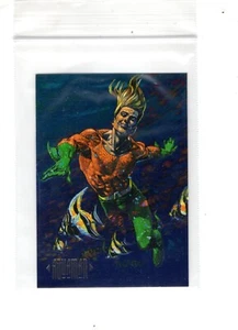 DC COMICS AQUAMAN COLLECTOR CARD #F2 SKYBOX MASTER SERIES - 1994 - Picture 1 of 2