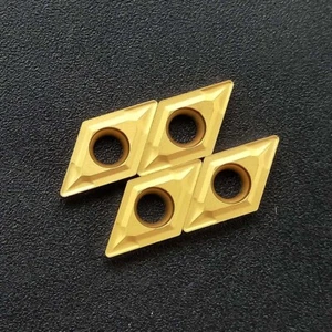 50PC Mill insert DCMT070204 DCMT21.51 Carbide Insert Lathe Cutter Tool for steel - Picture 1 of 5