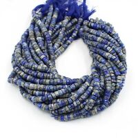 Blue Lapis Heishi Tyre Wheel Seed Afghani Tribal Strand Craft Beads 2mm DIY 
