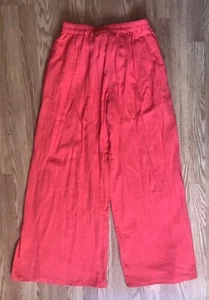 YFB YOUNG FABULOUS & BREAK DONNA taglia M PANTALONE CRAVATTA DAVANTI - Foto 1 di 5