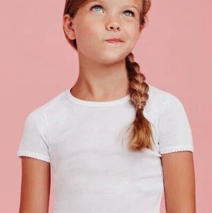 6 T-shirt maglie bambina Ellepi a manica corta in jersey di puro cotone art 4290 - Imagen 1 de 1