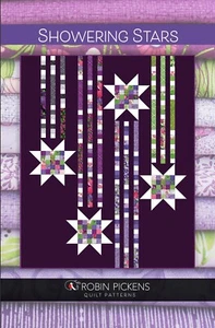 Showering Stars Quilt Pattern Robin Pickens 75"X90" RPQP-SS117 - Picture 1 of 1