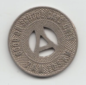 Albuquerque Bus Co. Transit Token - Albuquerque New Mexico - NM40C - Bild 1 von 2