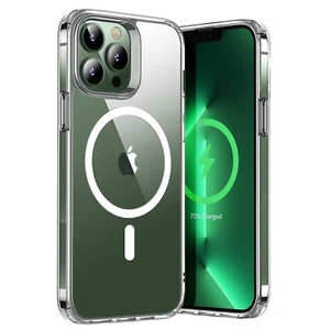 MagSafe Magnetic Case for Apple iPhone 16 Pro Max 16 Plus Shockproof Clear Cover - Imagen 1 de 8
