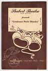 Jule Styne "GENTLEMEN PREFER BLONDES" Anita Loos 1952 New Haven Playbill