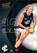 2023 Carlton Blues AFL Select Legacy Card - Tom De Koning