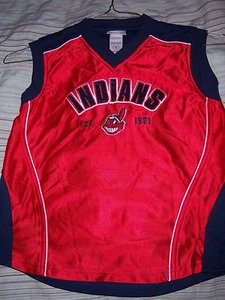 CAMISA JERSEY SIN MANGAS INDIOS CLEVELAND JUVENIL TALLA 6  - Imagen 1 de 4