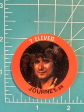 1985 ROCK STARS 7-11 slurpee disc MUSIC CARD JOURNEY GROUP BAND 