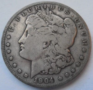 1904 S Morgan Silver Dollar, Tough Date (04SDA1) - Picture 1 of 4